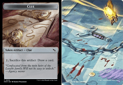 Clue Token (018) // Art Card (045) - Foil